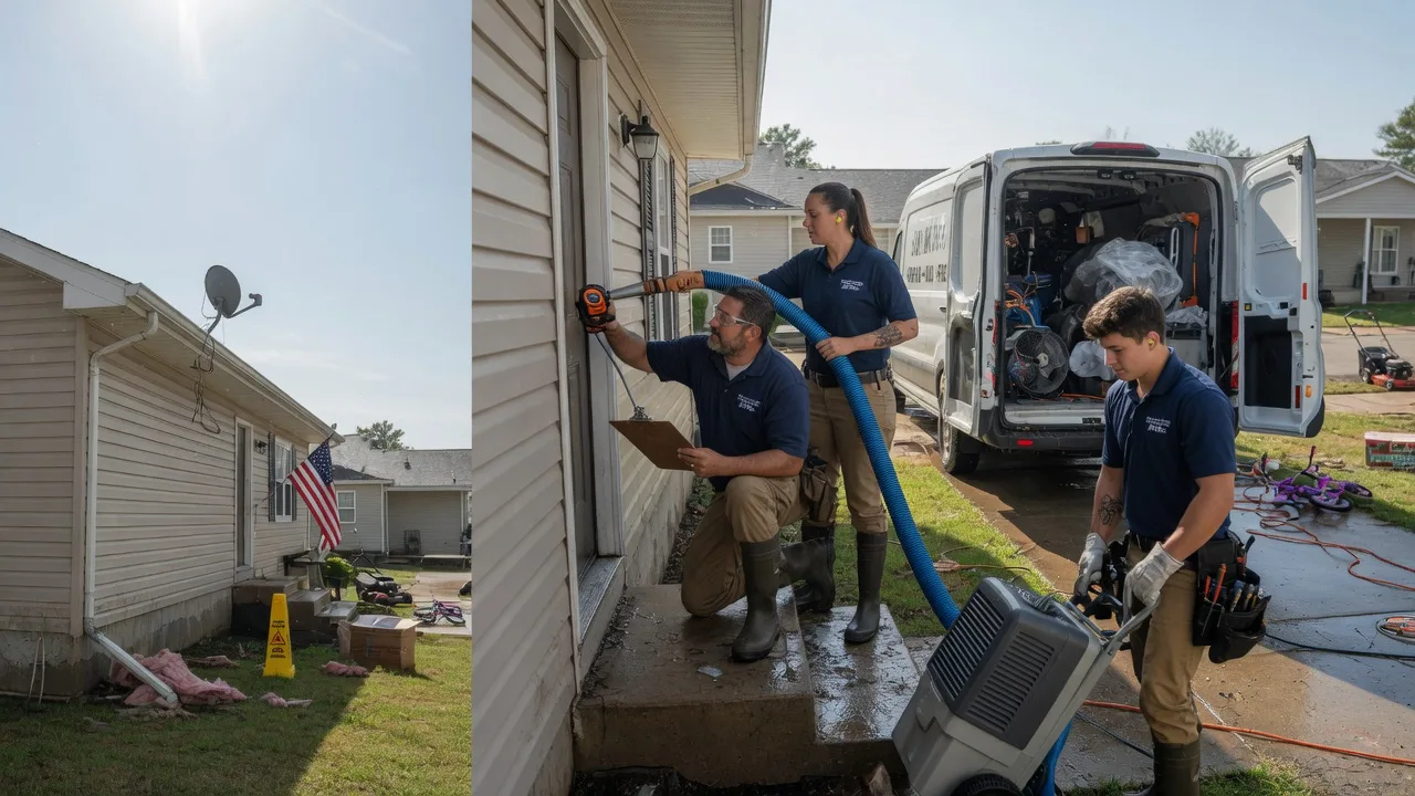 Ceiling Water Damage Restoration in Adkins, TX near me
